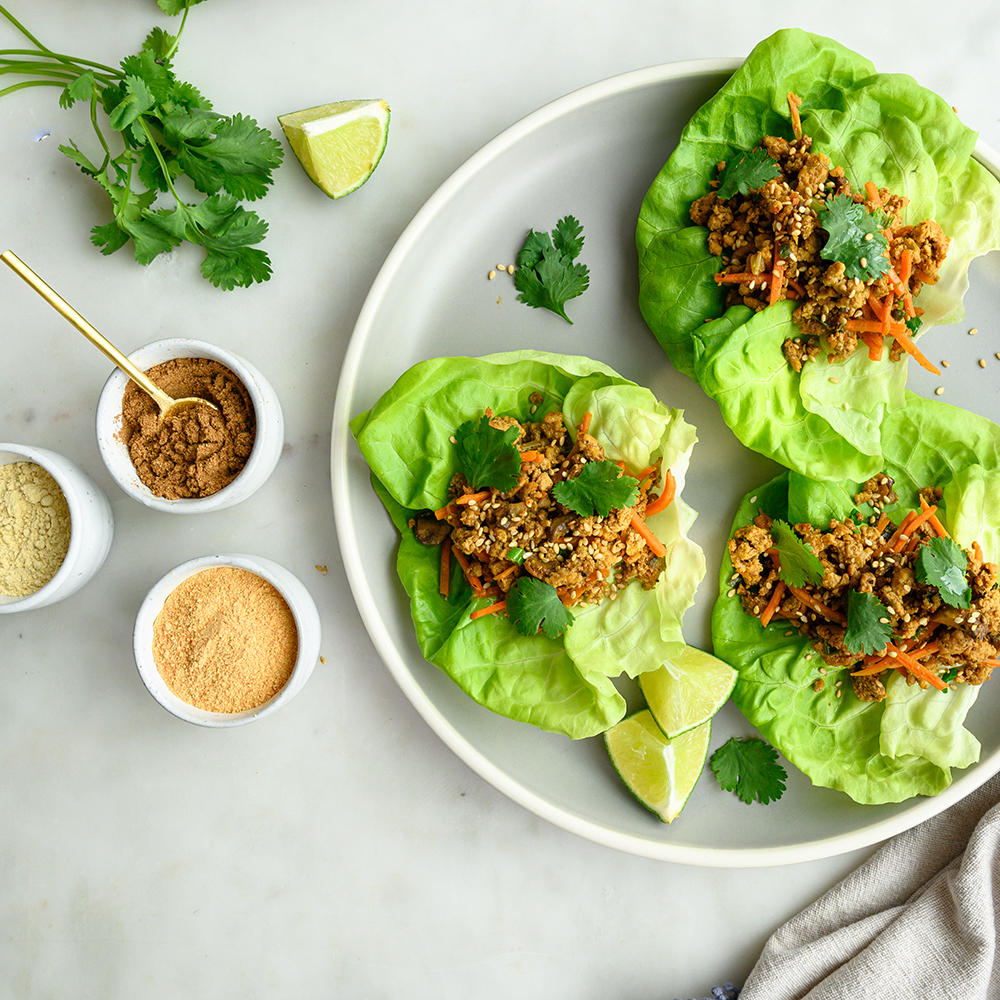 Five Spice Turkey Lettuce Wraps Pacific Spice Company