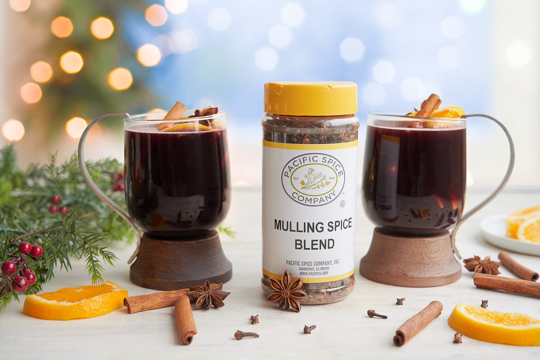 mulled wine with mulling spices blend