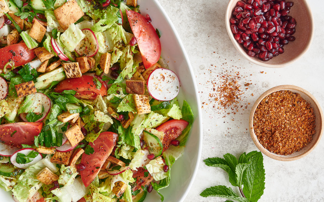 Fattoush Salad with PSC Tangy Sumac