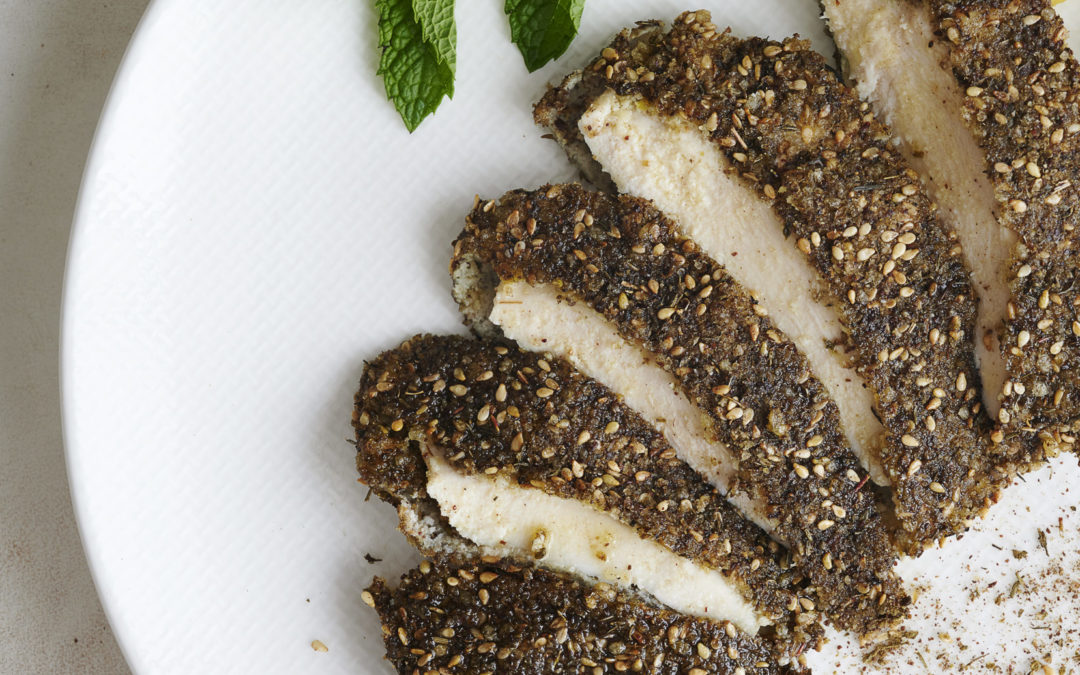 PSC Baked Za’atar Chicken Cutlets